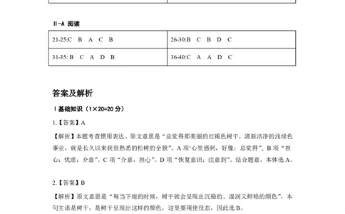 2021答案及解析_203考研（日语）历年真题资料_203日语考研真题05-25_（2014-2023）考研203日语真题+解析_2021考研日语203真题+解析