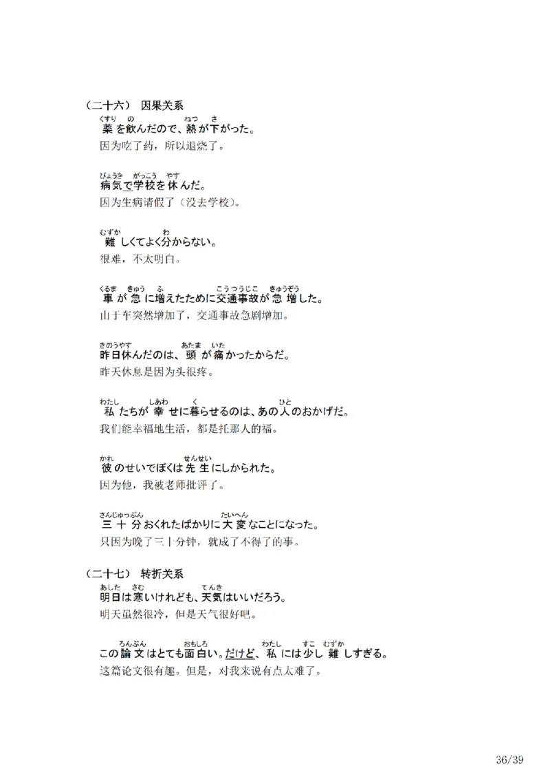 04-考研日语作文常用功能语法（OC）P39_203考研（日语）历年真题资料_203日语-复习资料_05-203考研日语作文