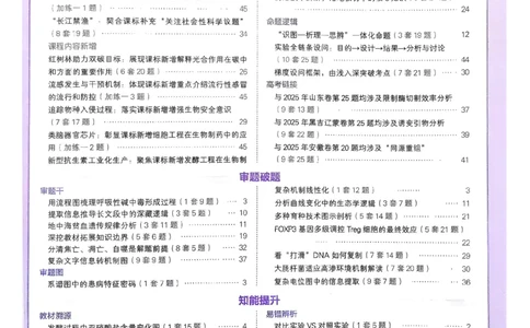 2026生物金考卷特快专递第6期《一模精选卷》答案册_第六期物化生_2026生物金考卷特快专递第6期《一模精选卷》