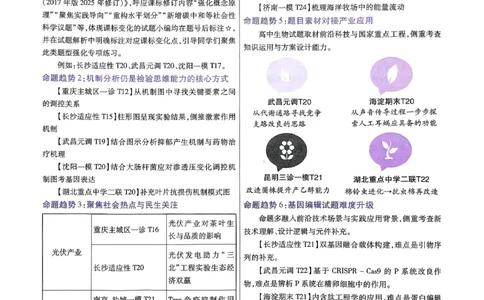 2026生物金考卷特快专递第6期《一模精选卷》答案册_第六期物化生_2026生物金考卷特快专递第6期《一模精选卷》