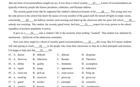 考点5完形填空之解题方法（教师版）_03高考英语_新高考复习资料_2024年新高考资料_一轮复习资料_完备战2024年高考英语一轮复习考点帮（新高考）_完形填空