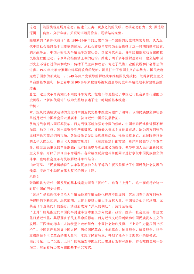 解密20核心素养&mdash;&mdash;历史解释（分层训练）（解析版）_07高考历史_新高考复习资料_2023年新高考复习资料_高频考点解密2023年高考历史二轮复习讲义+分层训练