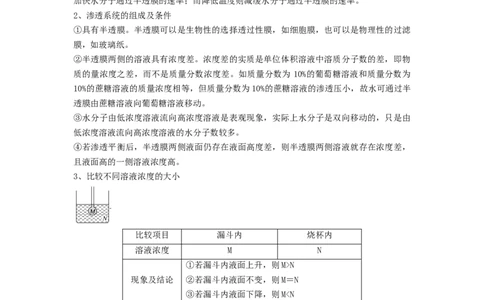 专题06细胞的物质输入和输出（串讲）（解析版）_新高考复习资料_2024年新高考复习资料_一轮复习资料_完备战2024年高考生物一轮复习串讲精练（新高考专用）_串讲_解析版