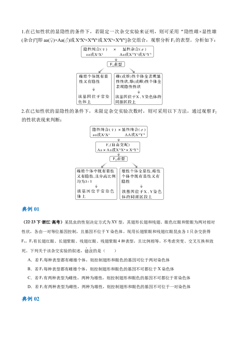 专题04遗传的基本规律和人类遗传病（讲义）（原卷版）_新高考复习资料_2024年新高考复习资料_二轮复习资料_讲义
