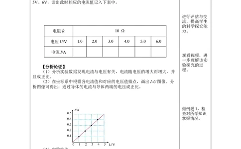 17.1电流与电压和电阻的关系（教学设计）-（人教版）_初物_八年级上下册+九年级全一册物理_九年级物理全一册_教学设计