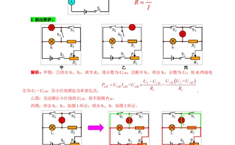 2024年中考物理复习辅导系列《用&ldquo;口诀&rdquo;突破测量小灯泡额定功率实验》_8、物理总复习_8.中考物理总复习_2024年中考复习资料_专项复习资料_2024年中考物理复习_❤更新专项复习