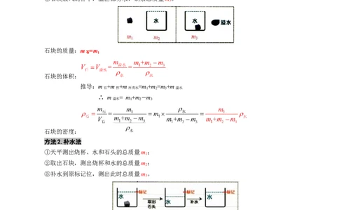 13.&ldquo;密度测量实验&rdquo;-2024年中考物理重难点突破及题型归类总复习_8、物理总复习_2024年中考复习资料_专项复习资料_2024年中考物理复习辅导系列_重难点突破及题型归类