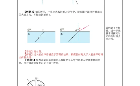 4.4光的折射（教学设计）-（人教版）_初物_八年级上下册+九年级全一册物理_八年级物理上册_老课标资料_教学设计