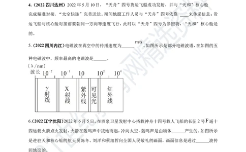 专题05电磁波及能源问题（原卷版）_8、物理总复习_8.中考物理总复习_2023年中考复习资料_专项复习_2023年用小微专题精准练助力中考物理四点问题大突破