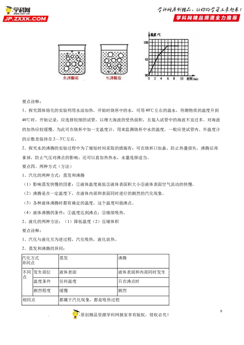 专题04物态变化-备战2022年中考物理一轮复习考点微专题_8、物理总复习_8.中考物理总复习_2022年中考复习资料_备战2022年中考物理一轮复习考点微专题