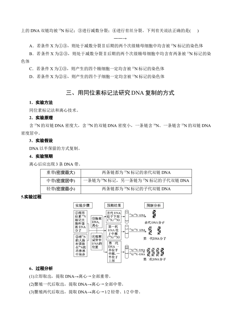 专题05遗传的分子基础（讲义）（原卷版）_新高考复习资料_2024年新高考复习资料_二轮复习资料_高频考点解密2024年高考生物二轮复习高频考点追踪与预测（新高考专用）_讲义