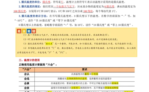 专题04物态变化（讲义）（原卷版）_8、物理总复习_2024年中考复习资料_一轮复习_课件+讲义+练习2024年中考物理一轮复习讲练测（全国通用）_配套讲义（原卷版+解析版）