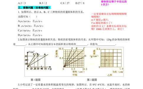 2023-2024学年人教版物理八年级上册期末复习辅导系列《密度题型归类及方法总结》_8、物理总复习_8.中考物理总复习_2024年中考复习资料_专项复习资料_2024年中考物理复习
