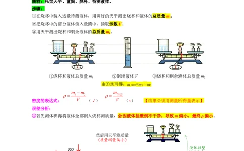 13.&ldquo;密度测量实验&rdquo;_8、物理总复习_8.中考物理总复习_2024年中考复习资料_专项复习资料_2024年中考物理复习_重难点突破及题型归类