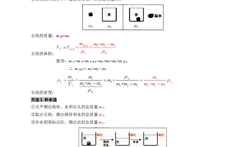 13.&ldquo;密度测量实验&rdquo;_8、物理总复习_8.中考物理总复习_2024年中考复习资料_专项复习资料_2024年中考物理复习_重难点突破及题型归类