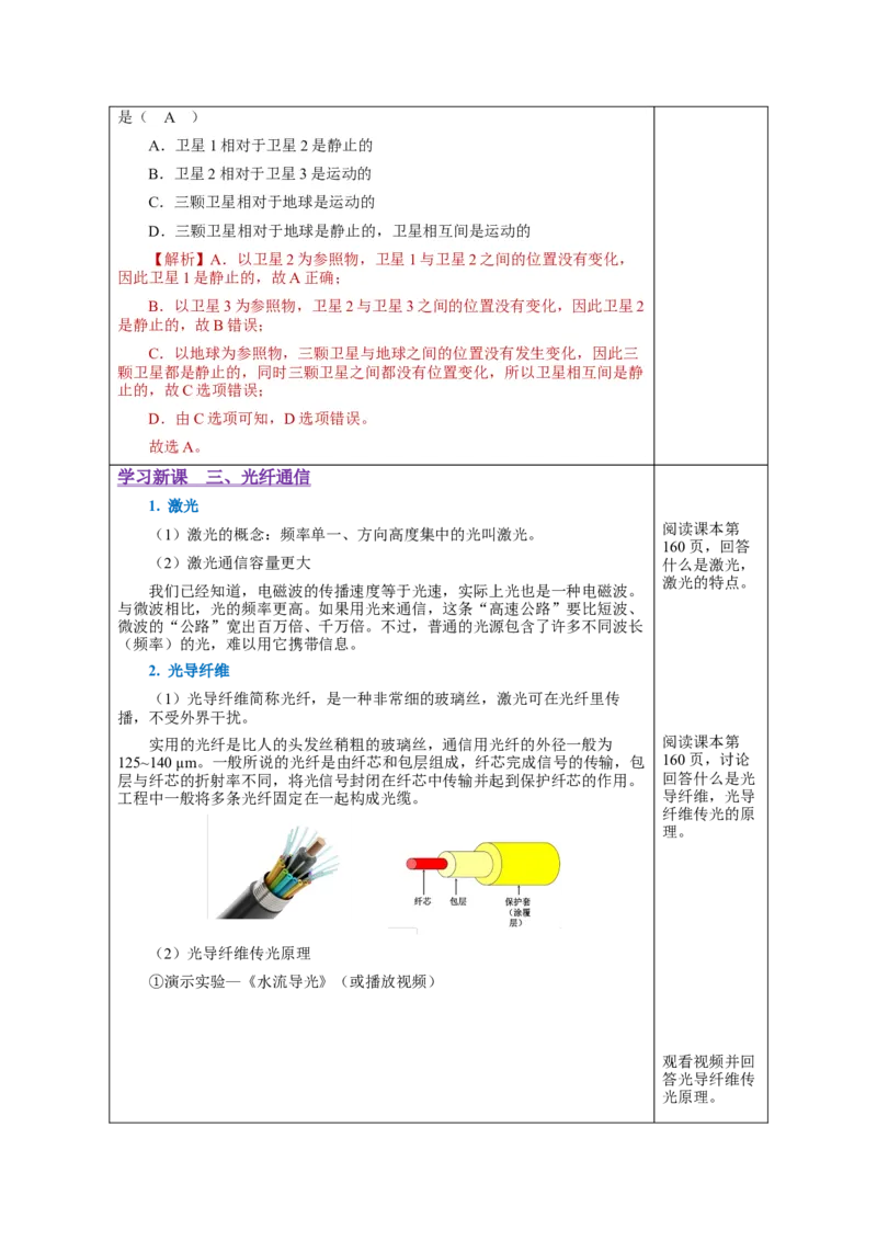 21.4越来越宽的信息之路（教学设计）-（人教版）_初物_八年级上下册+九年级全一册物理_九年级物理全一册_教学设计