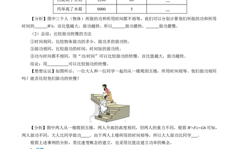 11.2功率（导学案）学生版_初物_八年级上下册+九年级全一册物理_八年级物理下册_导学案（更新中）