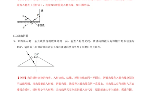 专题03：作图题2022年中考物理三轮冲刺宝典提分专题（解析版）_8、物理总复习_8.中考物理总复习_2022年中考复习资料_2022年中考物理三轮冲刺宝典提分专题