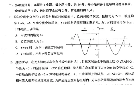 2025年山东高考物理试题原题_历年全国高考真题_2025全国各省高考真题+答案_山东卷_物理