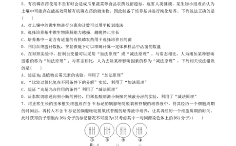 黄金卷01（考试版）-赢在高考&middot;黄金8卷备战2024年高考生物模拟卷（福建专用）_2024年新高考资料_4.2024高考模拟预测试卷
