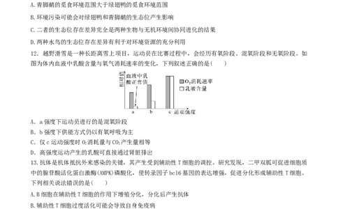 黄金卷01（考试版）-赢在高考&middot;黄金8卷备战2024年高考生物模拟卷（福建专用）_2024年新高考资料_4.2024高考模拟预测试卷