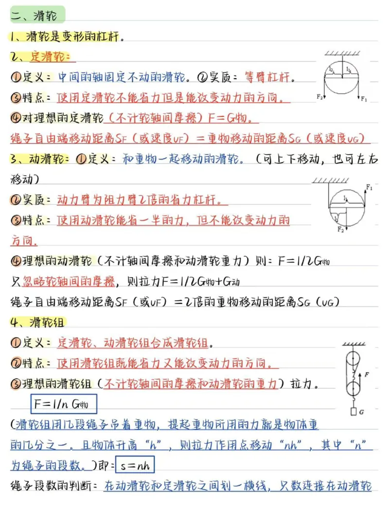 02.八年级物理（下册）核心考点（24页）_初物_人教版初中物理知识点总结（全3册）