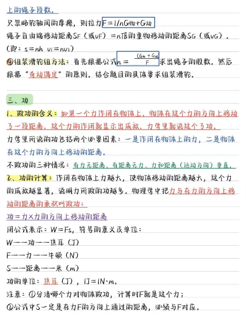 02.八年级物理（下册）核心考点（24页）_初物_人教版初中物理知识点总结（全3册）