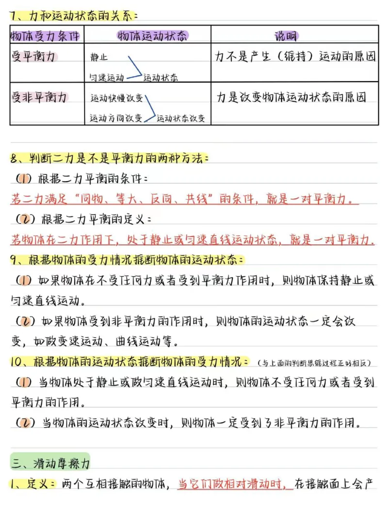 02.八年级物理（下册）核心考点（24页）_初物_人教版初中物理知识点总结（全3册）