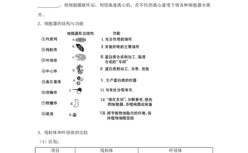 专题05细胞器与生物膜系统(教师版)_新高考复习资料_2023年新高考复习资料_二轮复习_增分要点2023高考生物二轮复习专题解读和分层训练291073137