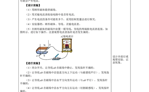 20.5磁生电（教学设计）-（人教版）_初物_八年级上下册+九年级全一册物理_九年级物理全一册_教学设计