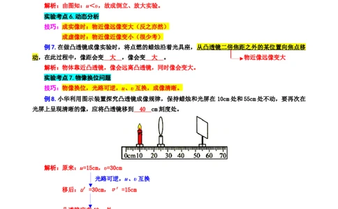 10.&ldquo;凸透镜成像实验&rdquo;_8、物理总复习_8.中考物理总复习_2024年中考复习资料_专项复习资料_2024年中考物理复习_重难点突破及题型归类