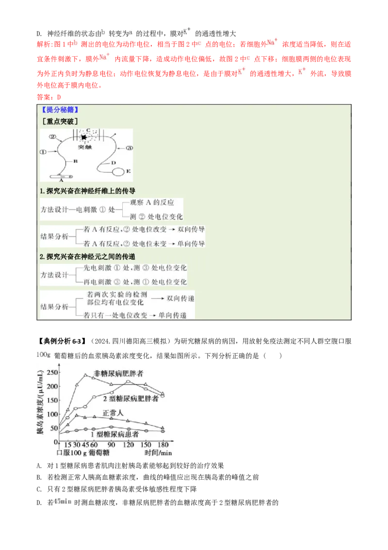 专题03图表分析型选择题（解析版）_2025年新高考资料_二轮复习_2025年高考生物二轮热点题型归纳与变式演练（新高考通用）3404350