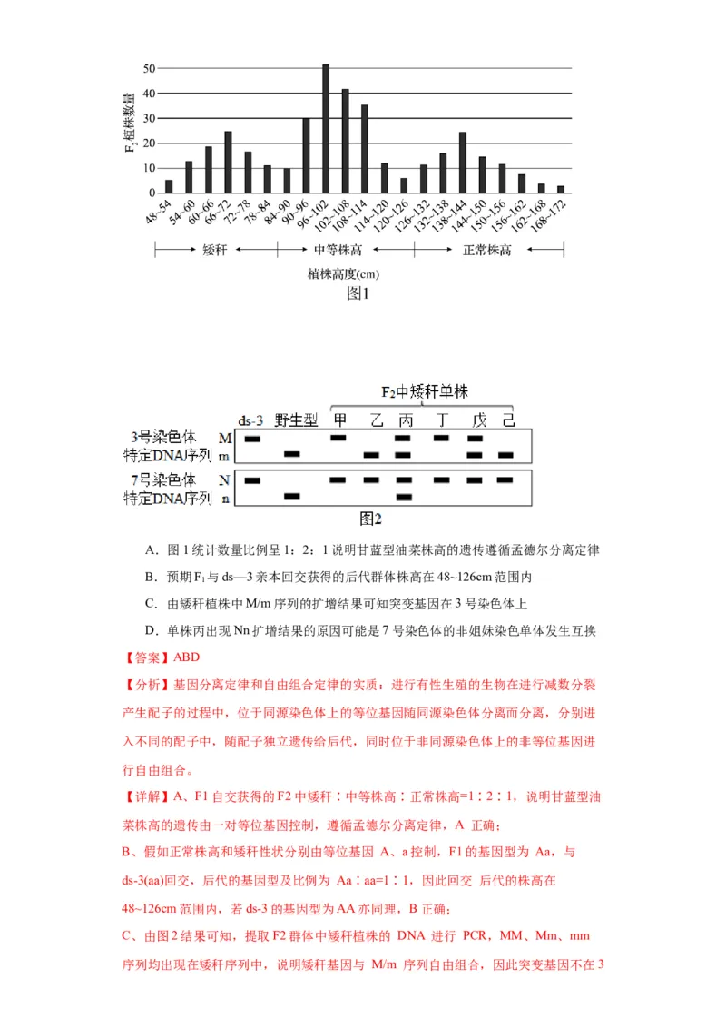 第五单元基因的传递规律（测试卷）（解析版)_2024年新高考资料_3.2024专项复习_备战2024年高考生物一轮复习重难点专项突破