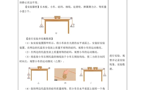 8.2二力平衡（教学设计）-（人教版2024）_初物_八年级上下册+九年级全一册物理_八年级物理下册_教学设计（更新中）