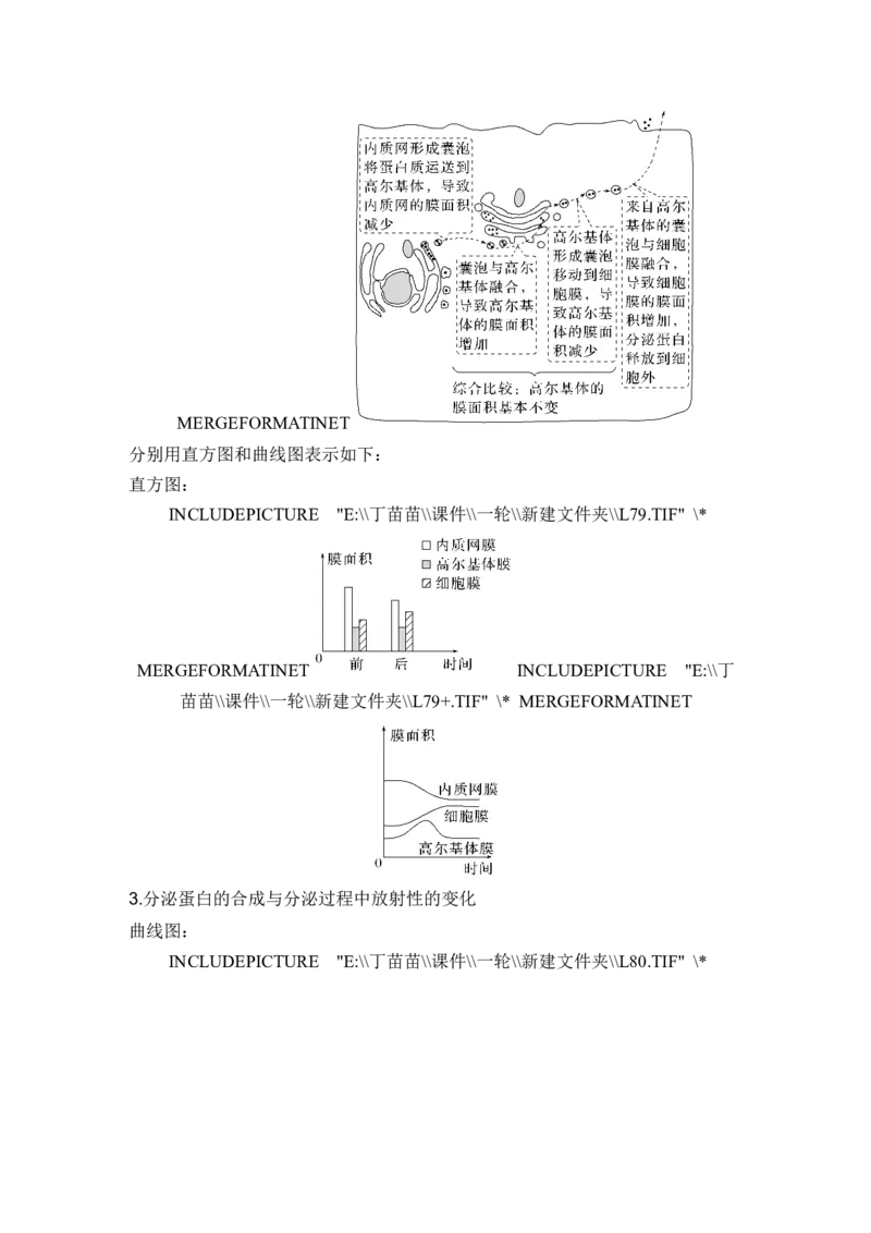 第5讲细胞器之间的分工合作_2024年新高考资料_1.2024一轮复习_2024年高考生物一轮复习讲义（新人教版）_另附1套Word版题库_必修1_第二单元细胞的基本结构与物质运输