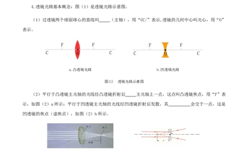 专题06透镜及其应用（讲练）（原卷版）-2022年中考一轮复习讲练测_8、物理总复习_8.中考物理总复习_2022年中考复习资料_2022年中考物理一轮复习讲练测264201163