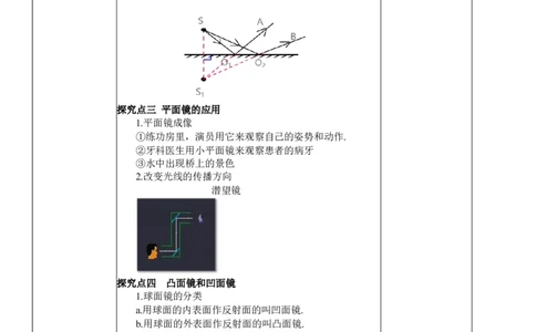4.3平面镜成像教案-人教版物理八年级上学期_初物_八年级上下册+九年级全一册物理_八年级物理上册_老课标资料_老课件教案（不推荐）_课件
