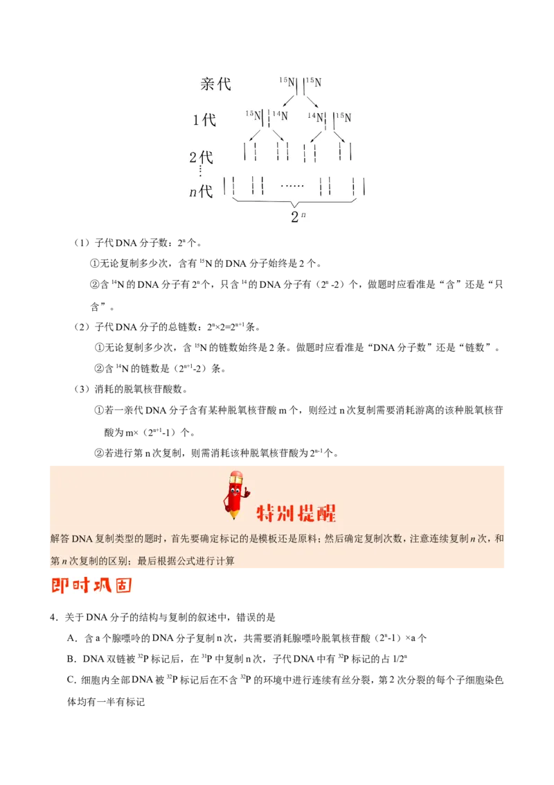 专题04遗传的细胞基础和分子基础-备战2019年高考生物之纠错笔记系列（解析版）_新高考复习资料_2022年新高考复习资料_2022年一轮复习最新版_1.2022年高考生物一轮复习全国通用版