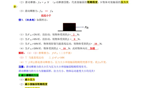 16.&ldquo;摩擦力综合&rdquo;-2024年中考物理重难点突破及题类归类总复习_8、物理总复习_2024年中考复习资料_专项复习资料_2024年中考物理复习辅导系列_重难点突破及题型归类