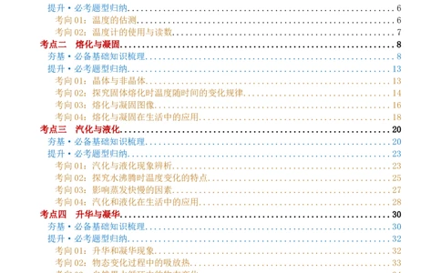 专题04物态变化（讲义）（原卷版）_8、物理总复习_8.中考物理总复习_2024年中考复习资料_一轮复习资料_完2024年中考物理一轮复习课件+讲义+练习（全国通用）