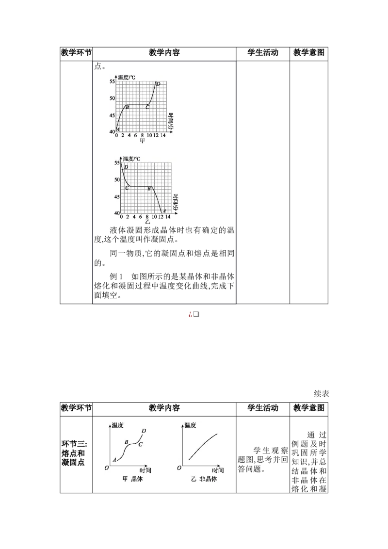3.2熔化和凝固_初物_八年级上下册+九年级全一册物理_八年级物理上册_全套教学资源_课件教案2_教案_3.第三章物态变化
