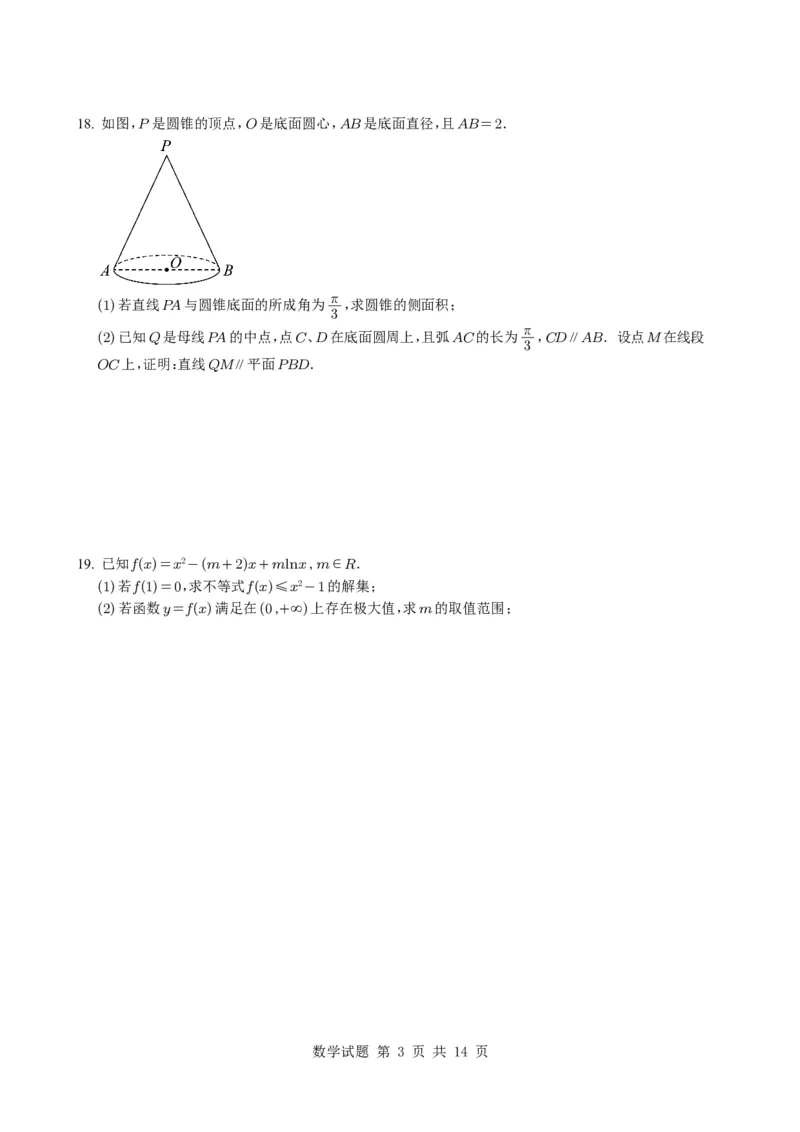 2025年高考上海卷数学真题试题与参考答案(来自mst)_历年全国高考真题_2025全国各省高考真题+答案_上海卷_数学