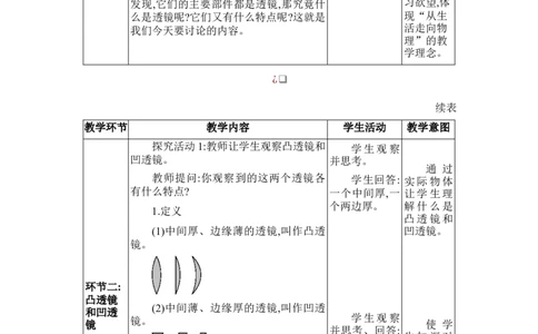 5.1透镜_初物_八年级上下册+九年级全一册物理_八年级物理上册_全套教学资源_课件教案2_教案_5.第五章透镜及其应用