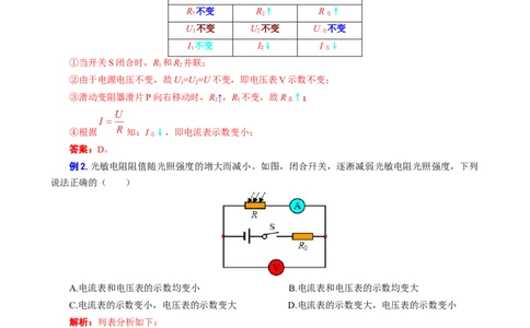 &ldquo;列表法&rdquo;在初中物理电学中的运用_8、物理总复习_8.中考物理总复习_2024年中考复习资料_专项复习资料_2024年中考物理复习_❤更新专项复习