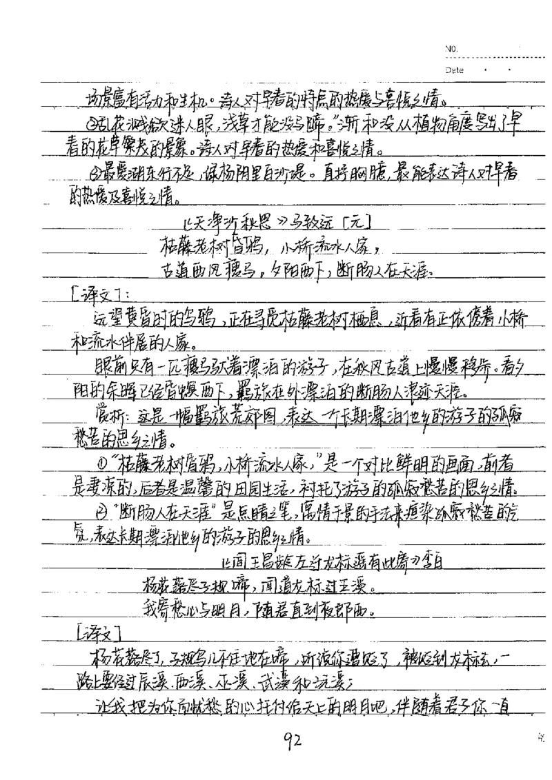 中考状元笔记语文_初中资料