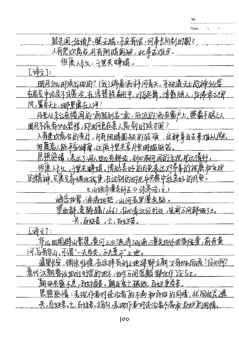 中考状元笔记语文_初中资料
