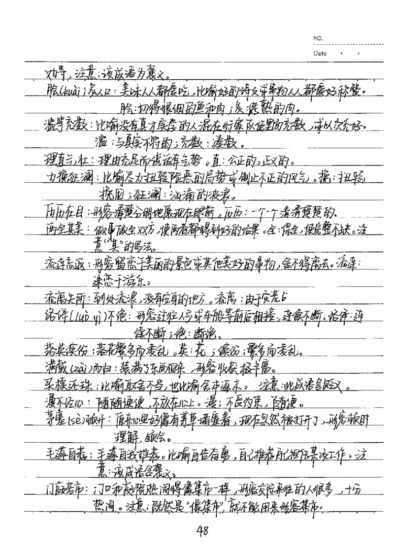 中考状元笔记语文_初中资料
