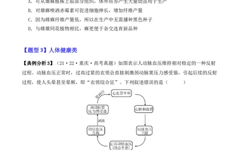 专题05&ldquo;新情境&rdquo;类题型&mdash;&mdash;区分&ldquo;生&rdquo;与&ldquo;熟&rdquo;（原卷版）_新高考复习资料_2024年新高考复习资料_二轮复习资料_2024年高考生物二轮热点题型归纳与变式演练（新高考通用）