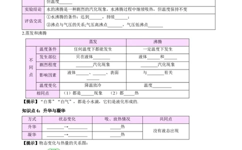 专题04物态变化（原卷版）_8、物理总复习_2024年中考复习资料_一轮复习_完备战2024年中考物理一轮复习考点帮（全国通用）