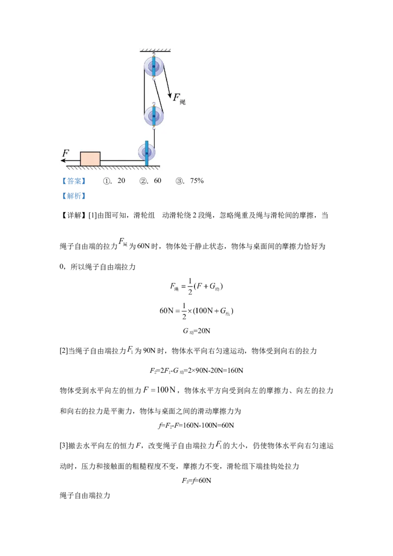 15.2024年全国中考物理试题分类汇编十五功、功率和机械效率（解析版）_初物_八年级上下册+九年级全一册物理_八年级物理上册_全套教学资源_课件教案2_中考真题